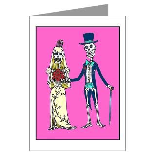  Art Greeting Cards  Wedding Day of the Dead Cards (Pk of 20