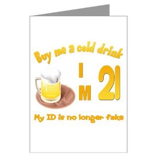 21 Gifts  21 Greeting Cards  Buy me a cold drink Im 21 Greeting