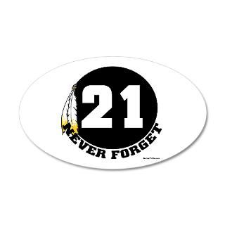 21 NEVER FORGET (FEATHER) 20x12 Oval Wall Peel for $15.00