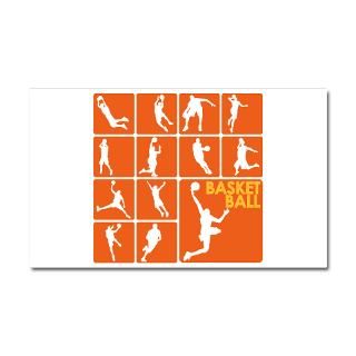 Car Accessories  Various Silhouette Basketball Player Car Magnet 20