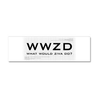 Agent Gifts  Agent Wall Decals  What Would Ziva Do? 21x7 Wall