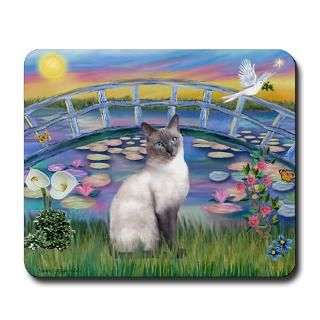 Lilies(JF)/Siamese Cat 24 ( Mousepad for