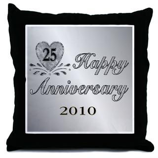 2010 Gifts  2010 More Fun Stuff  25th Anniversary   Silver Throw