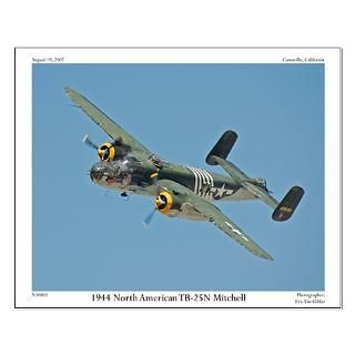 25 Mitchell Bomber Poster