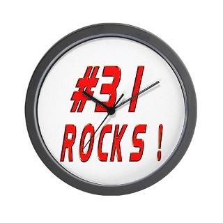 31 Rocks Wall Clock for $18.00