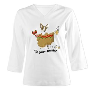 FIN chihuahua tequila.png 3/4 Sleeve T shirt