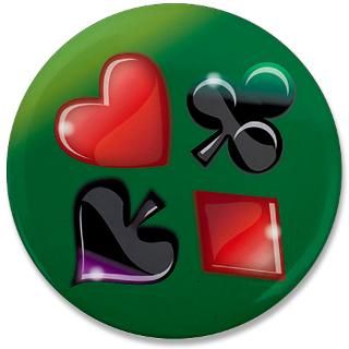 Blackjack Gifts  Blackjack Buttons  Hearts, Clubs, Spades