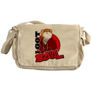 Hamster Got Soul t shirt Messenger Bag for $37.50