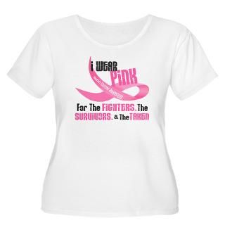 Pink For Fighters Survivors Taken 33 Plus Size T Shirt by pinkribbon01