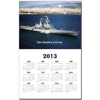 USS VIRGINIA (CGN 38) Calendar Print