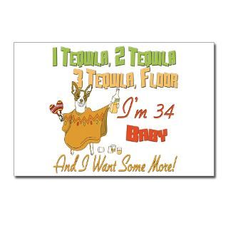 Tequila 34th Postcards (Package of 8) for $9.50