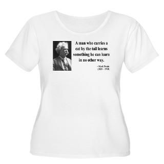 Mark Twain 34 Womens Plus Size Scoop Neck T Shirt