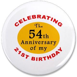 75 Gifts  75 Buttons  Celebrating 75th Birthday 3.5 Button