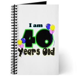 40 Years Old Gifts  40 Years Old Journals  40th Birthday Journal