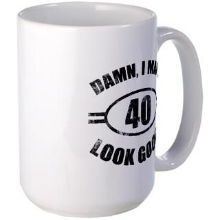 40 Gifts  40 Drinkware  Damn Funny 40th Birthday Mug