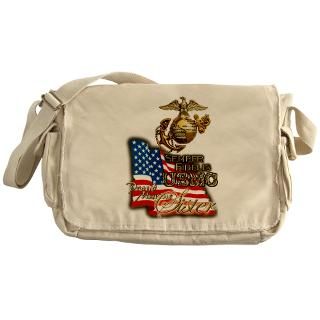 USMC Marine Sister   Messenger Bag for $37.50