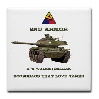 41 Booz That Love Tanks Tile Coaster