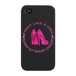 Fight Like A Girl Breast Cancer iPhone Cases  iPhone 5, 4S, 4, & 3