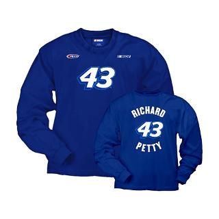 Richard Petty #43 Name and Number Long Sleeve T Sh for $25.99