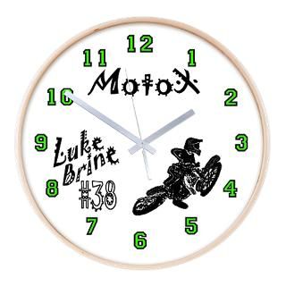Luke Brine #38 Kawasaki Motocross Wall Clock for $54.50