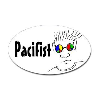 pacifist oval sticker $ 4 45