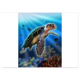 sea turtle 4 5 x 6 25 flat cards $ 1 45
