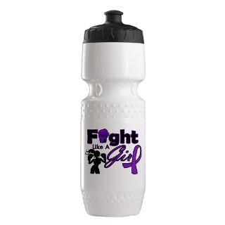 Fight Like A Girl Boxing Gloves Water Bottles  Custom Fight Like A