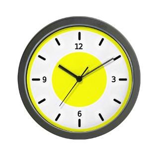 bBASIC COLOR CLOCKS/b Yellow Wall Clock for $18.00