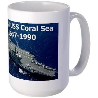 Coral Sea Gifts  Coral Sea Drinkware  CV 43 Coral Sea Mug