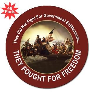  Tea Party Patriot 3 Lapel Sticker (48 pk