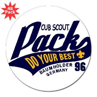 Cub Scout Pack 96 3 Lapel Sticker (48 pk) for $30.00