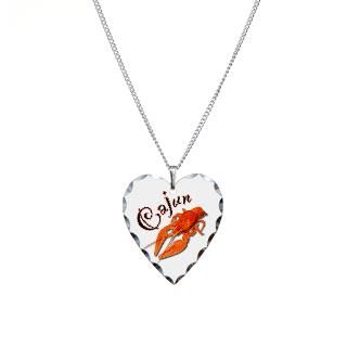 cajun necklace heart charm $ 19 49