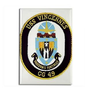 USS Vincennes CG 49 Rectangle Magnet for $4.50
