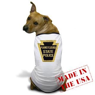 Amish Gifts  Amish Pet Apparel  Penna. State Police Dog T Shirt