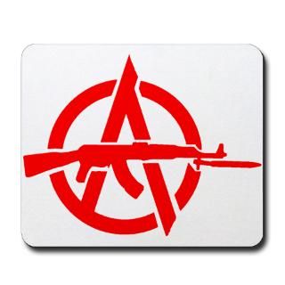 Gifts  A Home Office  AK 47 Anarchy Symbol Mousepad