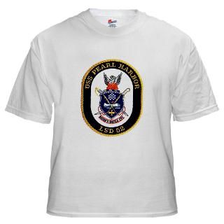 shirts  USS Pearl Harbor LSD 52 White T Shirt