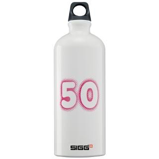 50 Gifts  50 Drinkware  Big Pink 50 Sigg Water Bottle