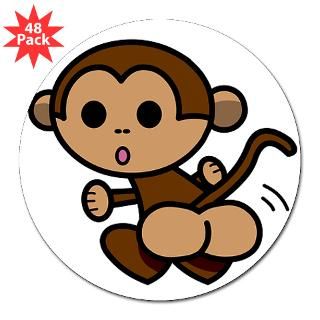 Monkey Shake 3 Lapel Sticker (48 pk) for $30.00