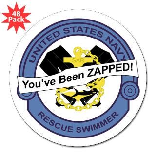 USN Rescue Swimmer 3 Lapel Sticker (48 pk) Sticker by NavySAR