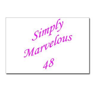 Simply Marvelous 48 Postcards (Package of 8) for $9.50