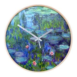Monet   Water Lilies Wall Clock for $54.50