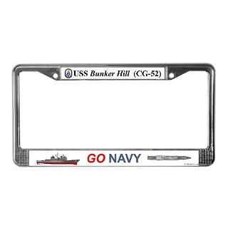 USS Bunker Hill CG 52 License Plate Frame for $15.00
