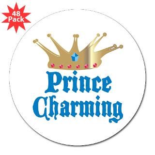 Prince Charming 3 Lapel Sticker (48 pk) for $30.00