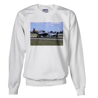 Gifts  Aircraft Sweatshirts & Hoodies  P 51 Mustang Sweatshirt