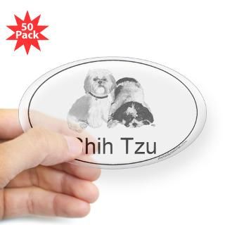 Shih Tzu Oval Sticker (50 pk) for $140.00