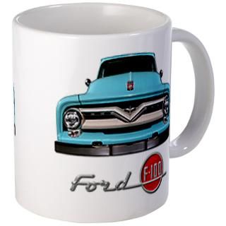 Auto Gifts  Auto Drinkware  55 Ford F 100 Mug