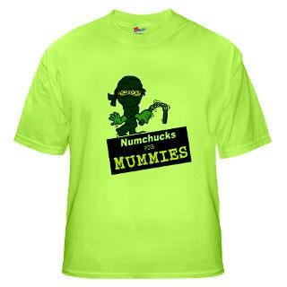 Numchucks for Mummies T shirts & Gifts  Halloween T shirts, Trick or