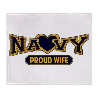 Navy Wife Stadium Blanket for $59.50