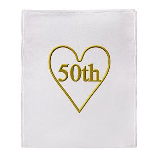 50th Wedding Anniversary Stadium Blanket for $59.50