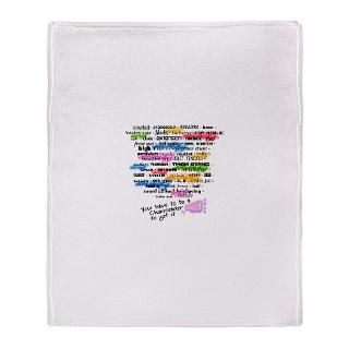 cheer words Stadium Blanket for $59.50